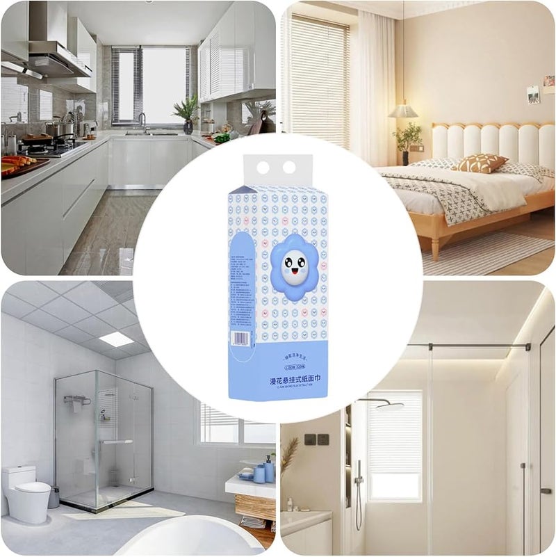 ورق تواليت مبطن ناعم سميك سحب سريع عبوة من 1 للسفر المنزل الفندق - Image 4